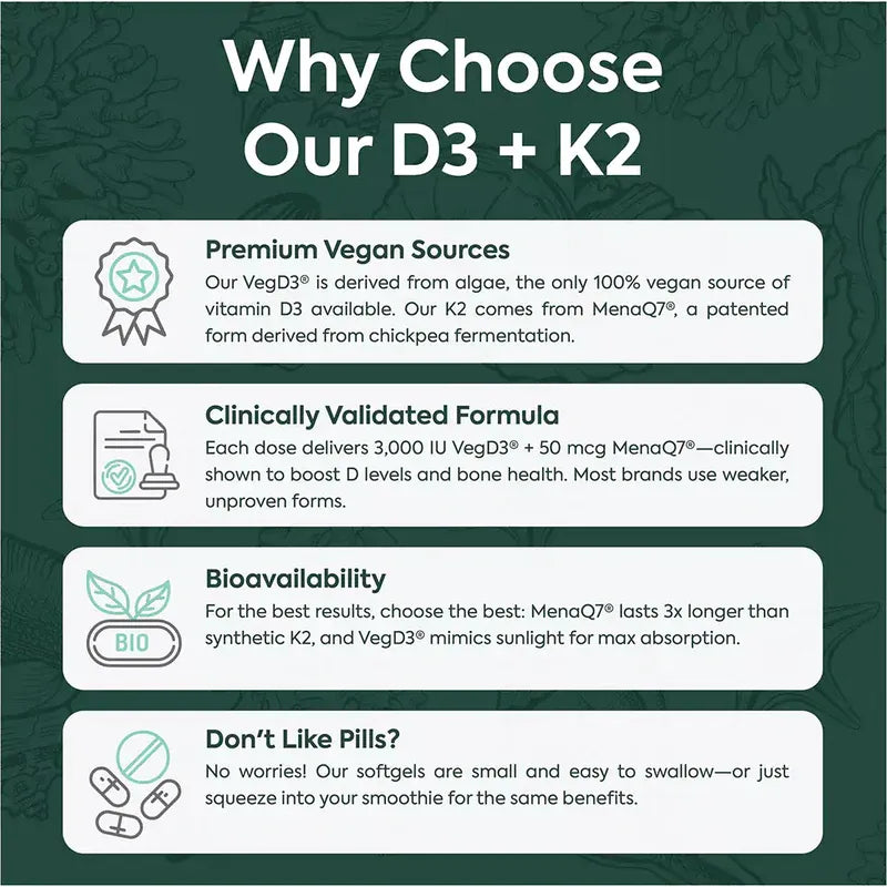 Better D3 + K2